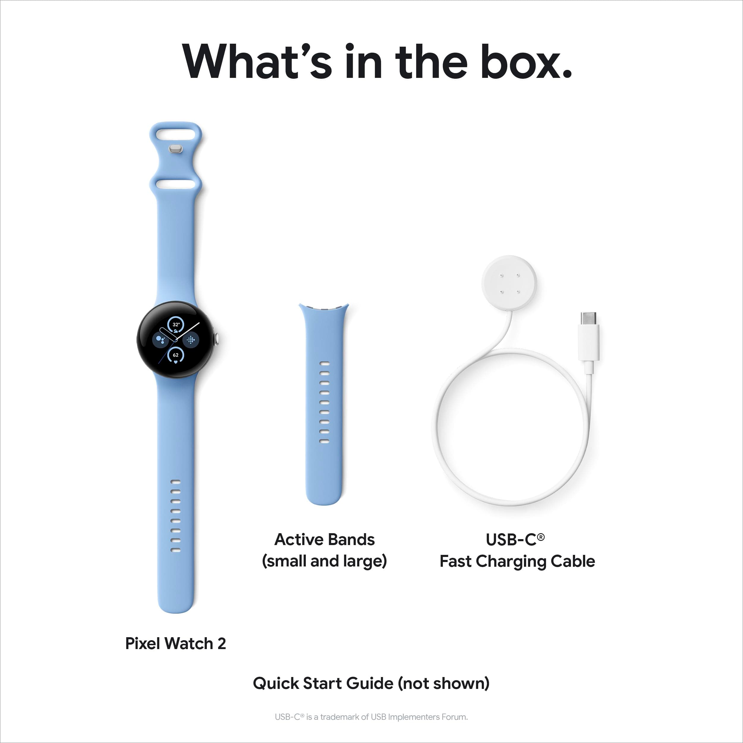 Google Pixel Watch 2 (Previous Model) with Best of Fitbit - Heart Rate Tracking, Stress Management, Safety Features - Android Smartwatch - Polished Silver Aluminum Case - Porcelain Active Band - LTE