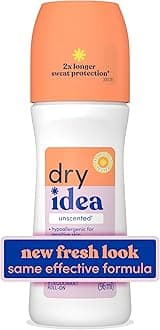 Dry Idea Anti-Perspirant Deodorant Roll-On Unscented 3.25 oz