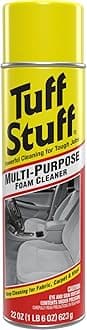 Tuff Stuff Multi-Purpose Foam Cleaner, Use on Car Interior, Furniture, Carpet, 22 Oz Each