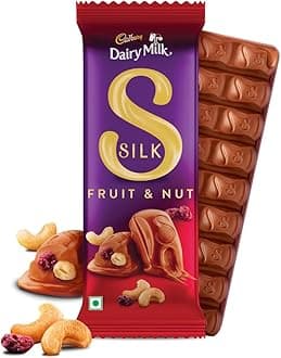 Dairy Milk Silk Fruit & Nut Chocolate Bars, 51 g