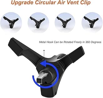 Car Cell Phone Holder Mount for Ford Toyota RAV4 Corolla/Corolla Cross Accessories Cellphone Mobile Phone Stand Circular Stripe Air Vents Supported