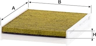 MANN-FILTER FP 2026 Cabin Air Filter - FreciousPlus Biofunctional Pollen Filter - for Cars + Transporters