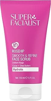 Super Facialist Rosehip Brightening & Refining Facial Scrub - Transforms Skin Texture 1 x 150ml
