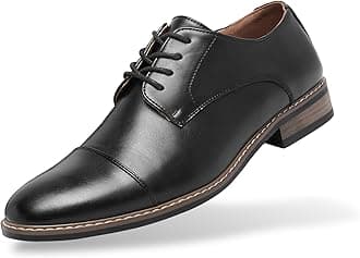 SILENTCARE Men's Oxford Formal Dress Shoes Business Comfortable Classic Lace Up Shoes