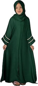 Muslim Abaya For Girls Islamic Prayer Abayas Dress with Hijab Ramadan Cardigan Kaftan Robe Dresses Dubai Outfits