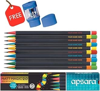 personalized pencil | customized pencil with name for kids Set (50 Pcs) - Name Engraved, Ideal Gift for Kids Birthday and Return Gifts (5)