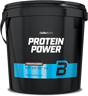 Protein Power | High Protein, Sugar-Free, Lactose-Free, Gluten-Free | Added Creatine, 4 kg, Chocolate