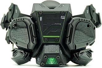 Punk Mask - Techwear & Futuristic Halloween Mask with Light, Role-playing Costume for Anime Cosplay & Party