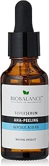 BioBalance AHA Peeling Super Serum | 30ml | Gentle Exfoliation | Pore Minimising Serum | Improve Skin Texture | Smoothes Fine Lines | 8% Glycolic Acid
