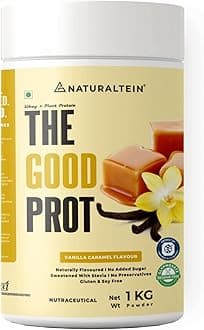 The Good Protein – 1 kg (Vanilla Caramel) | Plant & Whey Blend | 22 g Protein per Serving | No Artificial Additives | Supports Muscle Growth, Recovery & Daily Energy