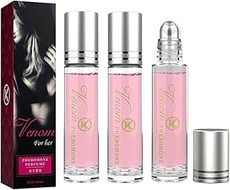 Gemse Pheromones Perfume for Women, Long-Lasting Portable Roll On Perfume Fragrances (3 Pcs)