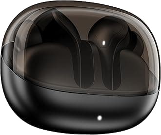 boAt New Launch Airdopes Plus 311, Glass Design, Dual Mics ENx, Fast Charge, 50 Hrs Battery, Low Latency, IPX4, Bluetooth Earbuds, TWS Ear Buds Wireless Earphones with mic (Charcoal Black)