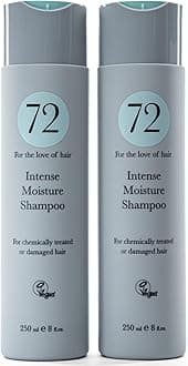 72 Hair Intense Moisture Shampoo, Sulphate Free (Intense Moisture Shampoo x 2)