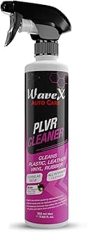 Plastic Leather Vinyl Rubber Cleaner (300ml) Antimicrobial Car Interior Dashboard Cleaner Sanitizer | Reduces Bacteria Microbes