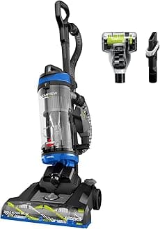 CleanView Swivel Vacuum with Triple Action Brush Roll, Swivel Steering, Extension Wand, Easy-Empty Dirt Tank, Multi-Cyclonic Suction System