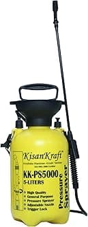 Kisan Kraft KK-PS5000 Pressure Spray Pump 5L| Gardening Water Pump Sprayer | Plant Water Sprayer for Home Garden | Spray Bottles for Garden Plants and Lawn | Plant Watering Can | Color May Vary)