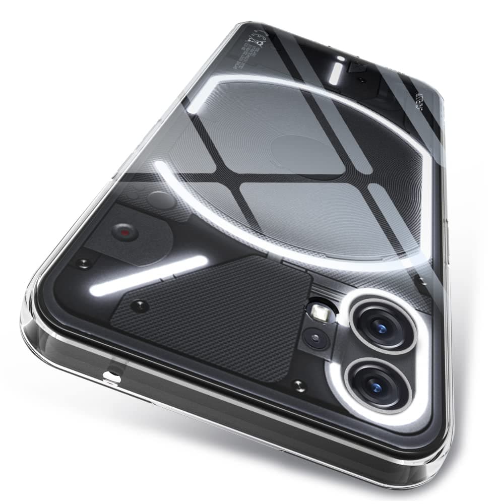 X-Level Compatible Nothing Phone 1 Case Clear Slim Fit Ultra-Thin Soft TPU Anti-Slip Grip Phone Cases Lightweight Anti-Scratch Back Cover Grip