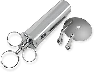 - Ear Wax Removal Syringe – Durable Brass with Chrome Plating, Tri-Stream Tip, Easy & Safe Ear Wax Irrigation, Latex-Free, 2 Oz