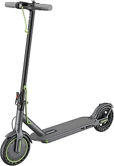 Roinside Electric Scooter - 8.5"/10''/14'' Solid Tires, 350W/500W Motor, Up to 19/22MPH& 16/21/23/24Miles Long-Range Portable Commuting Scooter for Adults with Double Braking System, App