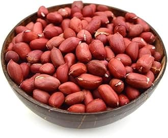 Red Skin Peanuts 10kg - Raw Whole Skinned Peanut Nuts - Natural Bulk Ready to Eat Edible Nut For Human Consumption – Protein Unsalted Unroasted Shelled Redskin Kernels Jugu (Packaging May Vary) PURIMA