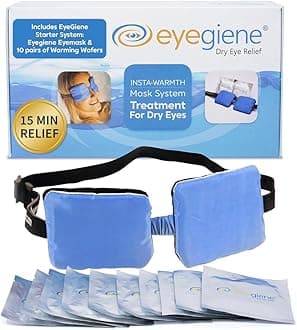 EyeGiene Insta-Warmth System – Self-Heating Eye Compress, No Microwave Needed, for Dry Eye Relief, Starter Kit