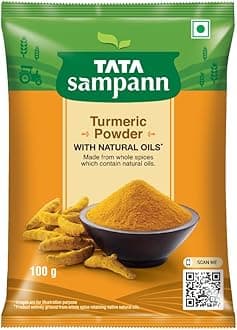 Turmeric Powder With Natural Oils, 100g, Haldi Powder