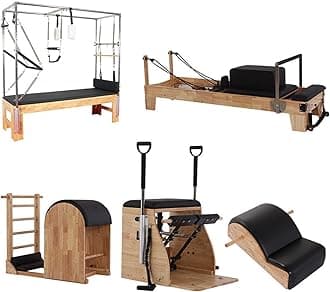 XIKDJ Pilates five-piece Cadillac bed fitness equipment meets the needs of various people, family slimming exercise companion
