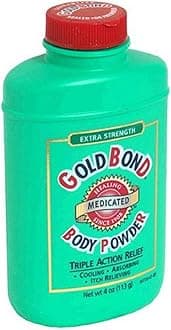 Extra Strength Medicated Body Powder 4 oz., Cooling, Absorbing & Itch Relief