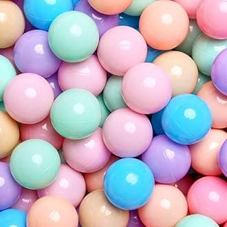 Ball Pits Balls for Toddlers Pack of 50 100 200 Plastics Shape Ball Non-Phthalate Non-BPA Non-Toxic 2.2-Inch Crush Proof Play Balls