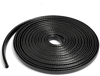 Automaze U Shape Edge Trim Rubber Strip Seal Protector Car Door Edge Guards for Most Cars (16 ft/5 m, Black)