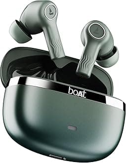 Nirvana Ion ANC Pro: Hires Audio LDAC, ~32dB ANC, 120Hrs Battery, App Support, Fast Charge, v5.3 Bluetooth TWS Earphones with Mic