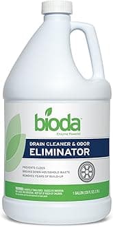 Bioda Drain Cleaner & Odor Eliminator, Professional Strength, 1-Gallon