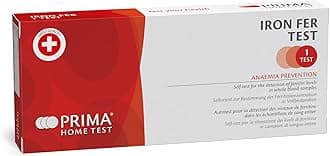 PRIMA Home Test - Iron FER Test - Ferritin and Iron Deficiency Anaemia