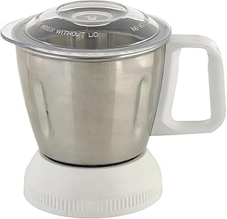 Dry Jar for "PANASONIC/National PANASONIC" Mixer Models "MX-116E/ MX-216E/ MX-113E" ((Without Safety Lock, 1 Litre))