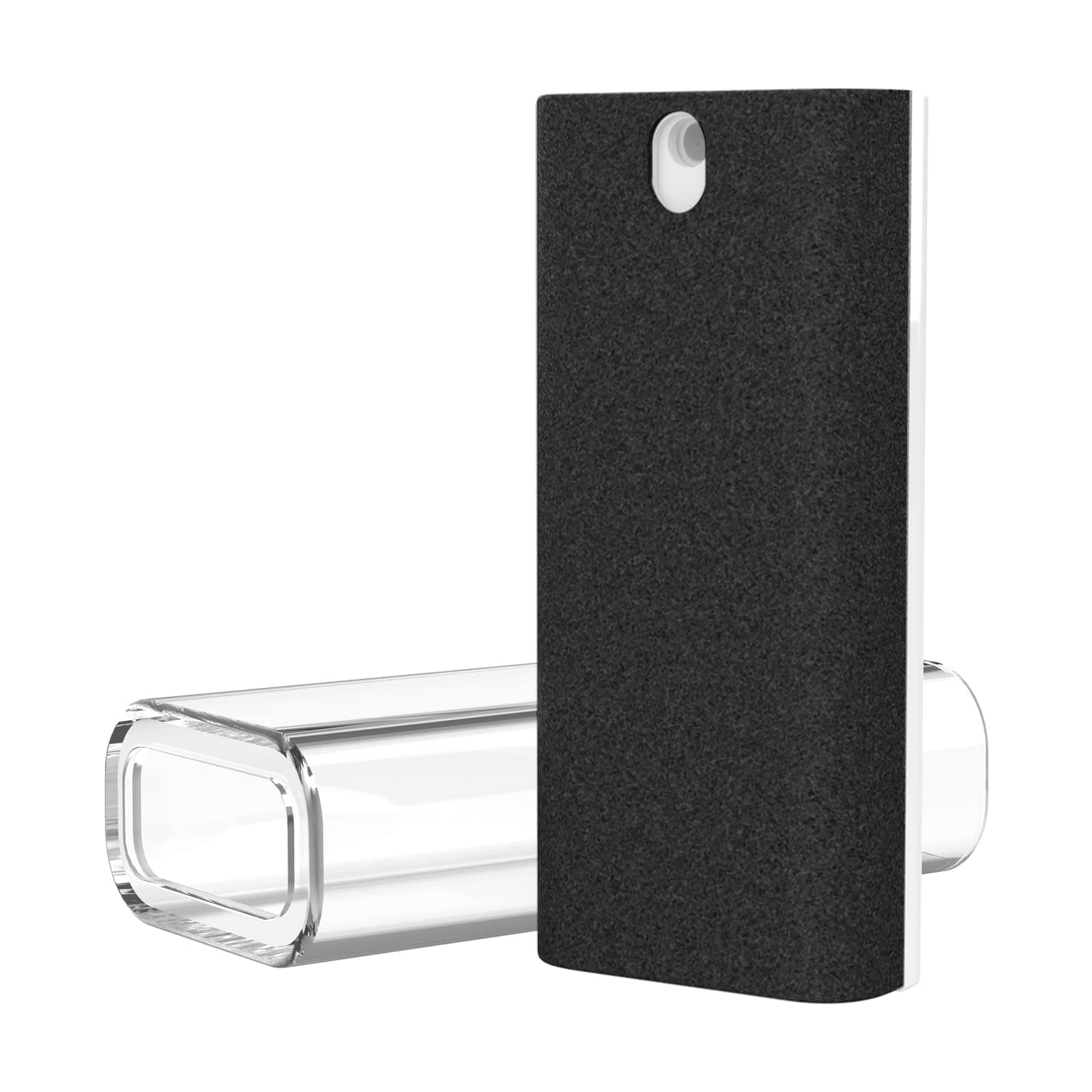 Touchscreen Mist Cleaner, Screen Cleaner, All in One Screen Cleaner Spray with Microfiber and Phone Stand for All Phones, Laptop and Tablet Screens (Black)