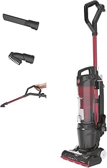 HU300 Upright Vacuum Cleaner, Multi-Cyclonic, Lightweight and Steerable for Carpet and Hard Floors, Washable Hepa H13 Filter, Onboard Accessories, Corded, 850w [HU300RHM]