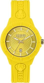 Versus Versace Tokyo Silicone Lion Collection Luxury Mens Watch Timepiece