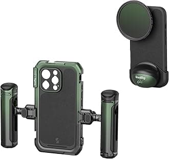 SmallRig x Brandon Li Mobile Video Kit for iPhone 16 Pro Max, Phone Cage with...
