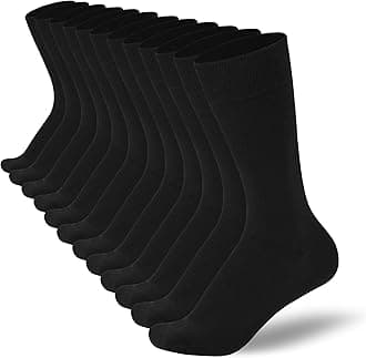 Men's Cotton Crew Socks, Super Soft and Breathable Dress Crew Thin Socks Lightweight Socks for Men 3-6 Pairs Pack Size 8-14