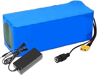 Electric Bicycle Battery 12V 20AH 30AH, E-Bike Battery 12V Lithium-Ion Battery Pack with Protection Board for 200W 300W 400W 500W Electric Scooter Motors with Charger