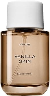 PHLUR Vanilla Skin Perfume for Women & Men, 100 mL – Warm Vanilla Eau de Parfum with Pink Pepper, Pink Apple, Cashmere Wood & Sandalwood Fragrance