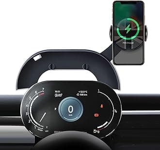 Persevere for Mini Cooper Phone Holder F54 F55 F56 F57 with Auto Charging for Display Dashboard Car Phone Mount, Fits 4-6.9" Smartphones, Right (Not Supported All Countryman F60/R61)