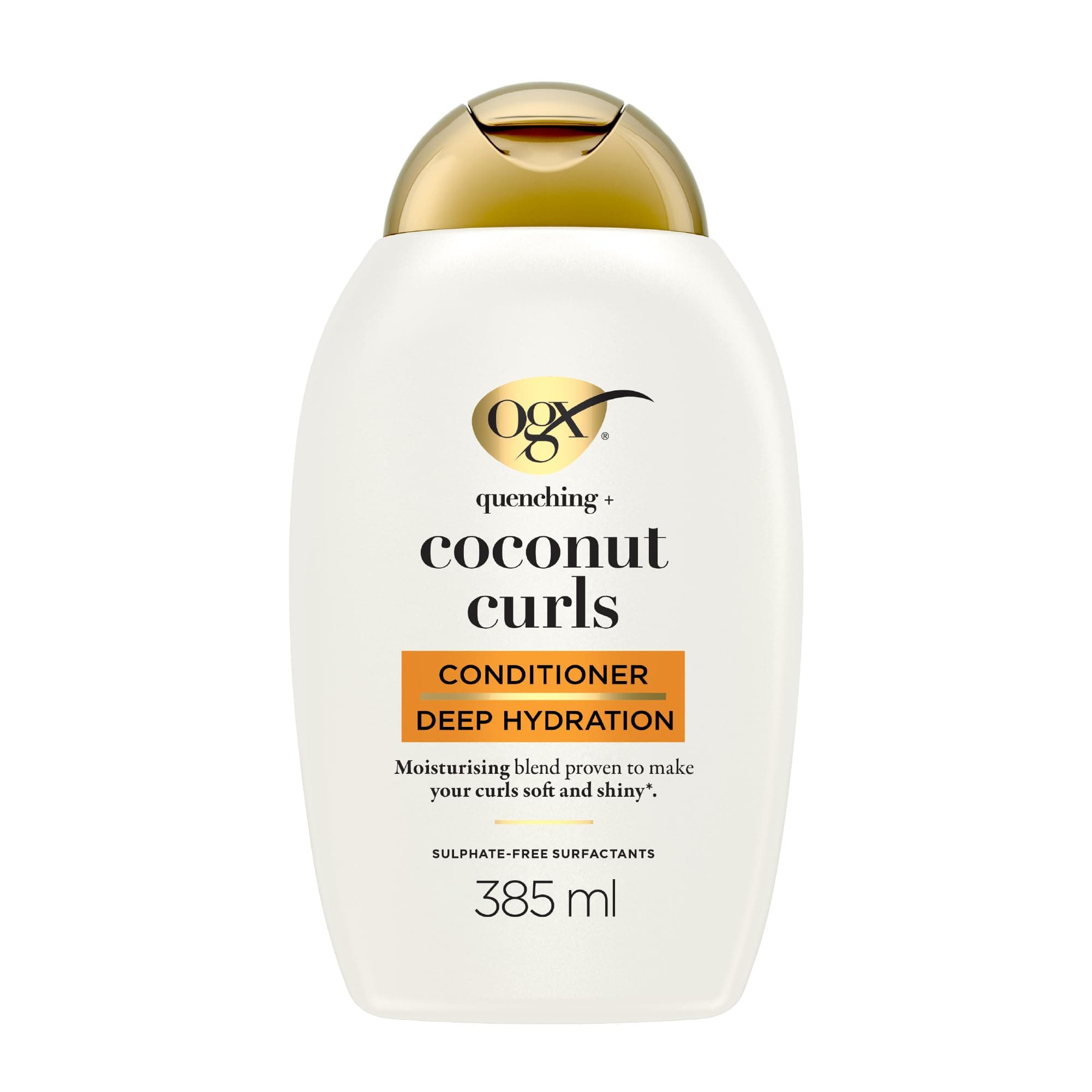Quenching with Coconut Curls Conditioner, Deep Hydration, Moisturizing Blend that Makes Curls Soft and Shiny, Sulfate Free, 385ml