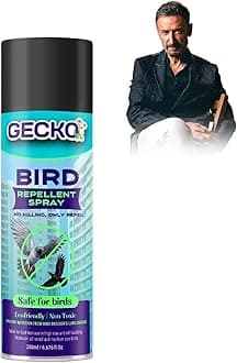 Gecko Bird Repellent Spray For Home And Office | Pigeon Repellent Spray | Bird Control Spray| Non-Toxic Spray| Safe for Birds | No Killing Only Repel - Easy to Spray - Pack of 1 (200 ML)