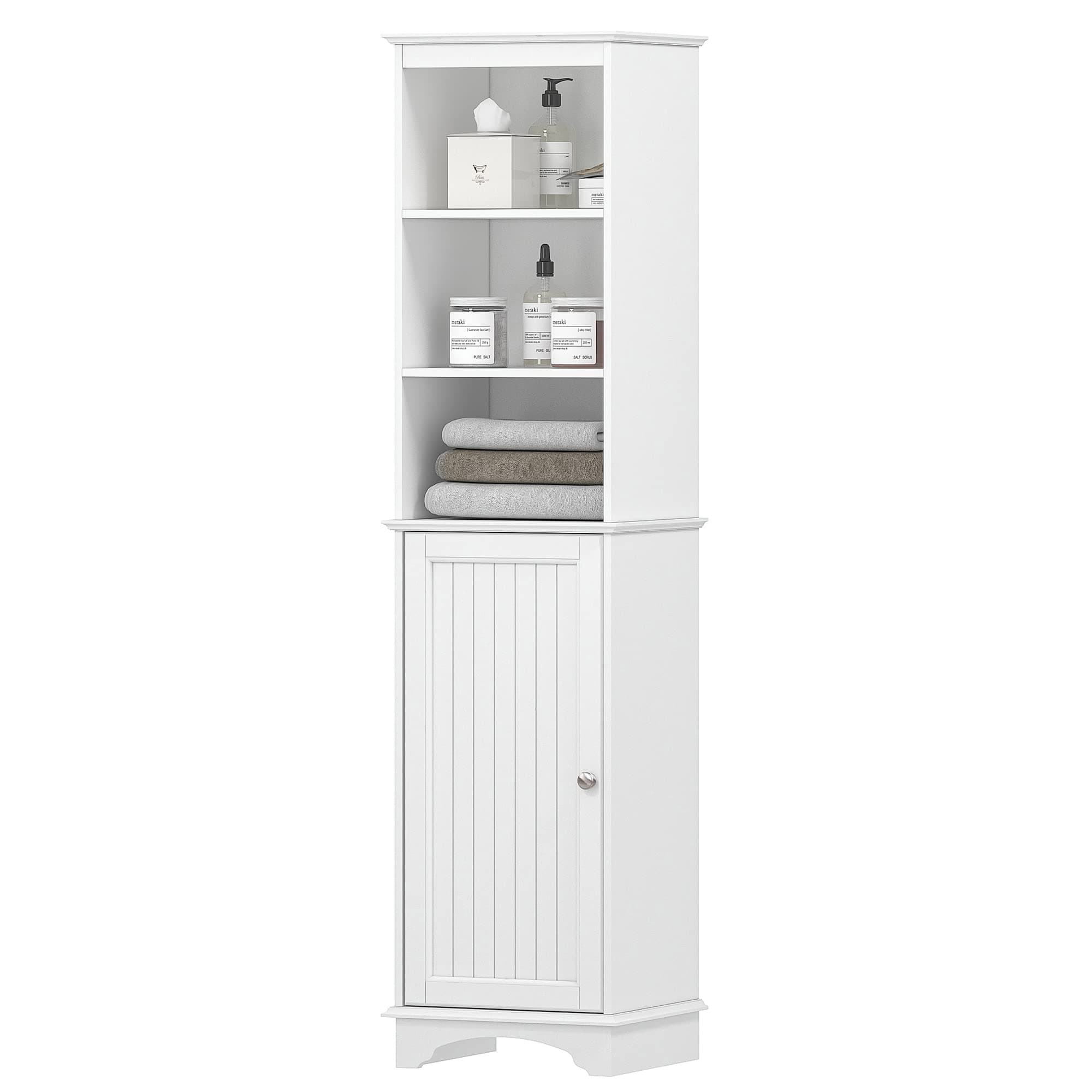 Freestanding Tall Storage Cabinet