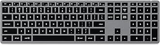 Slim X3 Bluetooth Backlit Keyboard for Mac, Illuminated Keys & Multi-Device Sync, for MacBook Air/Pro M5/M4, iPad Air/Pro M5/M4/M3, iPad mini, Mac mini, iMac - Space Gray