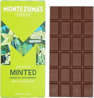 Minted, 35% Cocoa, Milk Chocolate With Peppermint, Gluten Free, 90g Bar
