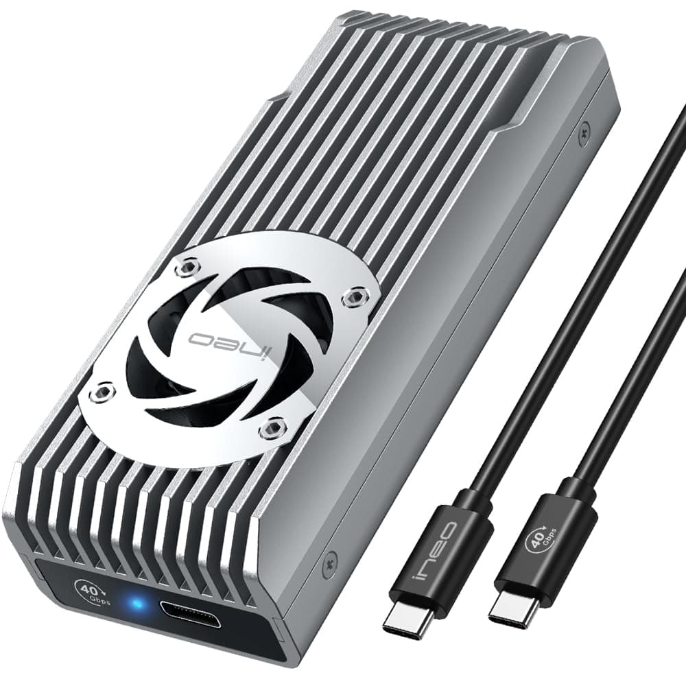 ineo 40Gbps NVMe SSD enclosure