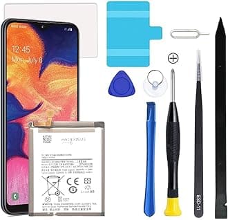 Galaxy A10e Battery,Upgraded New Battery Replacement for Samsung Galaxy A10e A102U SM-A102U/A20e SM-A202F/DS/A20e Dual SIM SM-A202F,EB-BA202ABU with Professional Replacement Tool Kits