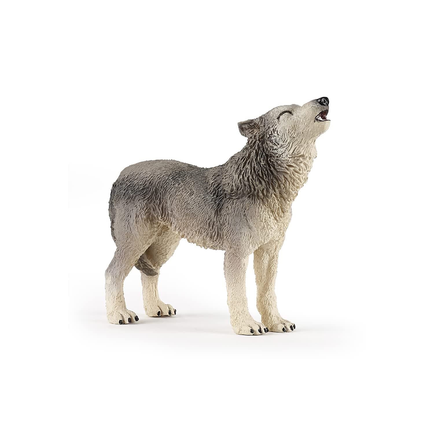 Papo Howling Wolf Figure, multicolor